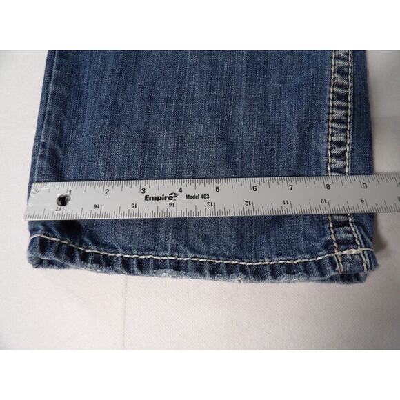 Silver Jeans Mens Gordie 34/30 Thick Stitch Y2K Denim Casual Rockabilly Bootcut - Picture 6 of 16